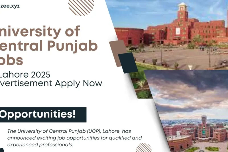 University of Central Punjab Jobs in Lahore 2025
